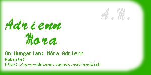 adrienn mora business card